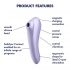 Satisfyer Dual Pleasure - Vibratore Intelligente 2in1 per Stimolazione Clitoride e Vaginale (Viola) 