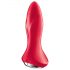 Satisfyer Rotator Plug 1 - vibratore anale perlato ricaricabile (rosso)