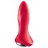 Satisfyer Rotator Plug 1 - plug anale ricaricabile con perline (rosso)