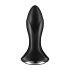 Vibratore anale nero rotante con perle e ricaricabile Satisfyer Rotator Plug 1 