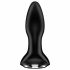 Satisfyer Rotator Plug 2 - Vibratore anale rotante con perline, ricaricabile (nero) 