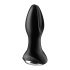 Satisfyer Rotator Plug 2 - Vibratore anale rotante con perline, ricaricabile (nero) 