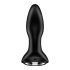 Satisfyer Rotator Plug 2 - Vibratore anale rotante con perline, ricaricabile (nero) 