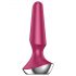 Satisfyer Plug-ilicious 2 - vibratore anale intelligente (rosso)