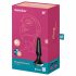 Plug-ilicious 2 - Vibratore anale controllabile via smartphone (nero) 