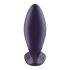 Tappo Anale Vibrante Elegante con Controllo Smartphone - Satisfyer Power Plug (viola) 