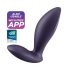 Tappo Anale Vibrante Elegante con Controllo Smartphone - Satisfyer Power Plug (viola) 