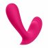 Satisfyer Top Secret - Vibratore intelligente bimotore (rosa) 