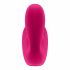 Satisfyer Top Secret - Vibratore intelligente bimotore (rosa) 