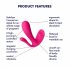 Vibratore Intelligente Trisegreto Plus Satisfyer (rosa) 