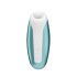 Satisfyer Love Breeze - Vibratore clitorideo ricaricabile e impermeabile (blu ghiaccio) 