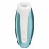 Satisfyer Love Breeze - Vibratore clitorideo ricaricabile e impermeabile (blu ghiaccio) 