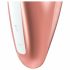 Satisfyer Love Breeze - Vibratore per clitoride ricaricabile e impermeabile (color pesca) 