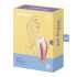 Satisfyer Love Breeze - Vibratore per clitoride ricaricabile e impermeabile (color pesca) 