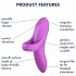 Satisfyer Bold Lover - vibratore da dito ricaricabile e impermeabile (rosa)