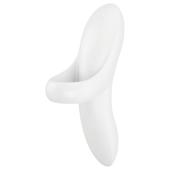 Satisfyer Bold Lover - Vibratore da dito ricaricabile, impermeabile (bianco)