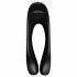 Vibratore Ricaricabile Impermeabile Doppio Braccio Satisfyer Candy Cane (Nero) 