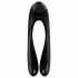 Vibratore Ricaricabile Impermeabile Doppio Braccio Satisfyer Candy Cane (Nero) 