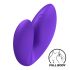 Rivolta d'Amore Satisfyer - Vibratore Ricaricabile per Dita Impermeabile (Viola) 