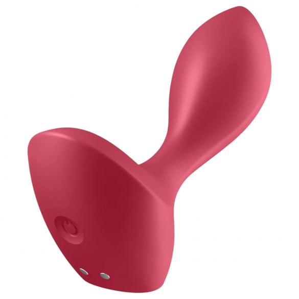 Satisfyer Backdoor Lover - vibratore anale ricaricabile e impermeabile (rosso)