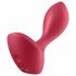 Amore Anale Satisfyer - Vibratore anale ricaricabile e impermeabile (rosso) 