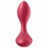 Amore Anale Satisfyer - Vibratore anale ricaricabile e impermeabile (rosso) 