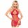 Babydoll Trasparente con Pois e Tanga Abbinato "Stimolante Libido" - Penthouse (rosso) 