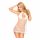 Babydoll Trasparente con Puntini e Tanga (bianco) - Penthouse Accento di Libido  - L/XL