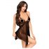 Penthouse Sweet Beast - set babydoll rosato (nero)