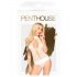 Penthouse Perfect Lover - Body allacciato al collo (bianco)