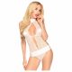 Body in pizzo trasparente con scollatura profonda Penthouse Amante Perfetto  - M/L