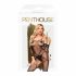 Body Reticolato con Croci e Aperture Intime - "Penthouse Arresto Seducente"  - XL