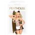 Penthouse Teaser - Costume cameriera 3 pezzi (nero-bianco)