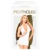 Abito Minidress Scollato e Tanga Coordinato "Penthouse Earth-shaker" (bianco) 