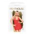 Penthouse Bedtime Story - Babydoll e perizoma rosso sensuali - L/XL