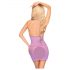 Penthouse Bedtime Story - Babydoll e perizoma (violetto tenue) - L/XL