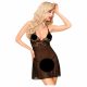 Camicia da Notte in Pizzo di Penthouse Bedtime e Perizoma (Nero)  - M/L