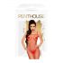 Penthouse Body Search - tuta aperta a rete (rossa)