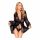 Kimono corto trasparente e set di lingerie con pizzo floreale - Penthouse Potenza Ipnotica  - XL