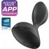 Vibratore Anale Unisex Satisfyer Sweet Seal con Controllo da Smartphone (Nero) 