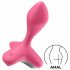 Cambiagiochi Satisfyer - vibratore anale ricaricabile (rosa) 