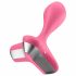 Cambiagiochi Satisfyer - vibratore anale ricaricabile (rosa) 