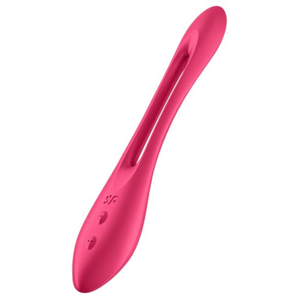 Satisfyer Elastic Joy - vibratore di coppia flessibile e ricaricabile (rosso)