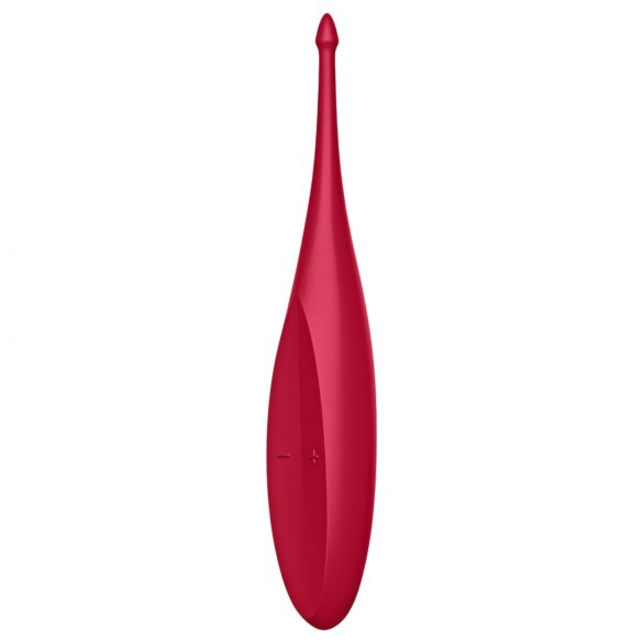 Satisfyer Twirling Fun - vibratore clitorideo ricaricabile impermeabile (rosso)