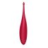 Satisfyer Twirling Fun - Vibratore per clitoride ricaricabile e impermeabile (rosso) 