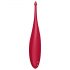 Satisfyer Twirling Fun - vibratore clitorideo ricaricabile e impermeabile (rosso)