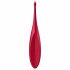 Satisfyer Twirling Fun - vibratore clitorideo ricaricabile e impermeabile (rosso)