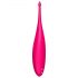 Satisfyer Twirling Fun - vibratore clitorideo ricaricabile e impermeabile (magenta)