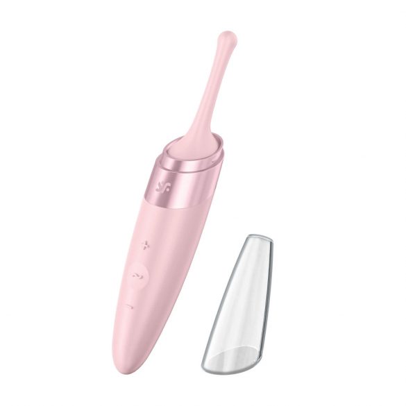 Satisfyer Twirling Delight - Vibratore Ricaricabile e Impermeabile per Clitoride (Rosa) 