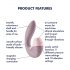 Satisfyer Supernova - vibratore 2in1 ricaricabile ad onde d'aria (rosa)